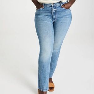 MOTHER The Mid Rise Dazzler Ankle Jeans in Tropic Like It's Hot Colour - Size 31